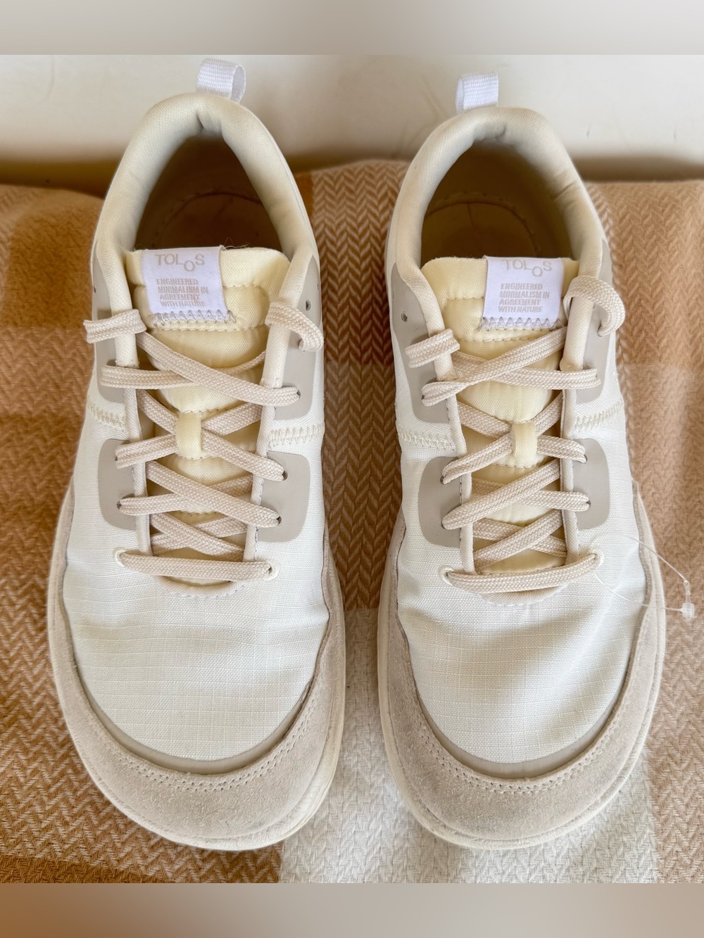 Tolos Soliel Transition Barefoot Shoes Sneakers Flat White Men’s 7.5 Women’s 9